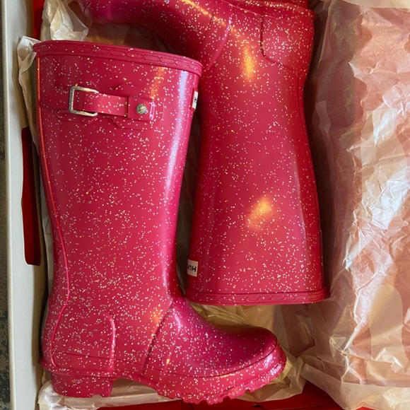 Girls Hunter Boots Glitter - Picture 3 of 6